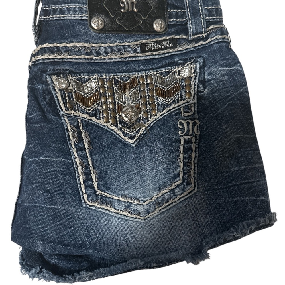 Miss Me Embellished Denim Shorts